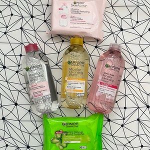Garnier SkinActive Cleansing 5 item Bundle *Brand New* NWT